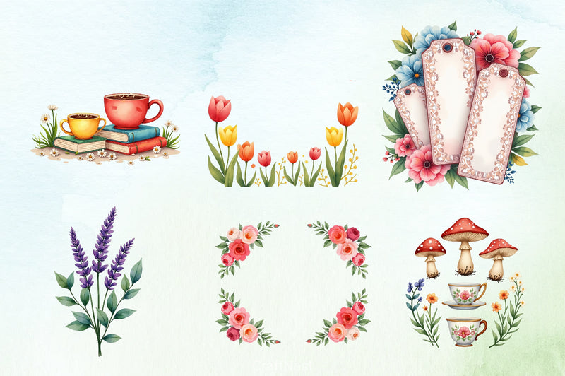 Spring Planner Clipart Bundle - CraftNest - Digital Crafting and Art