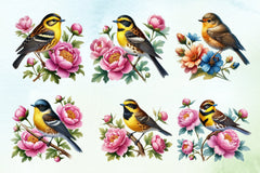 Spring Bird Clipart Bundle - CraftNest - Digital Crafting and Art