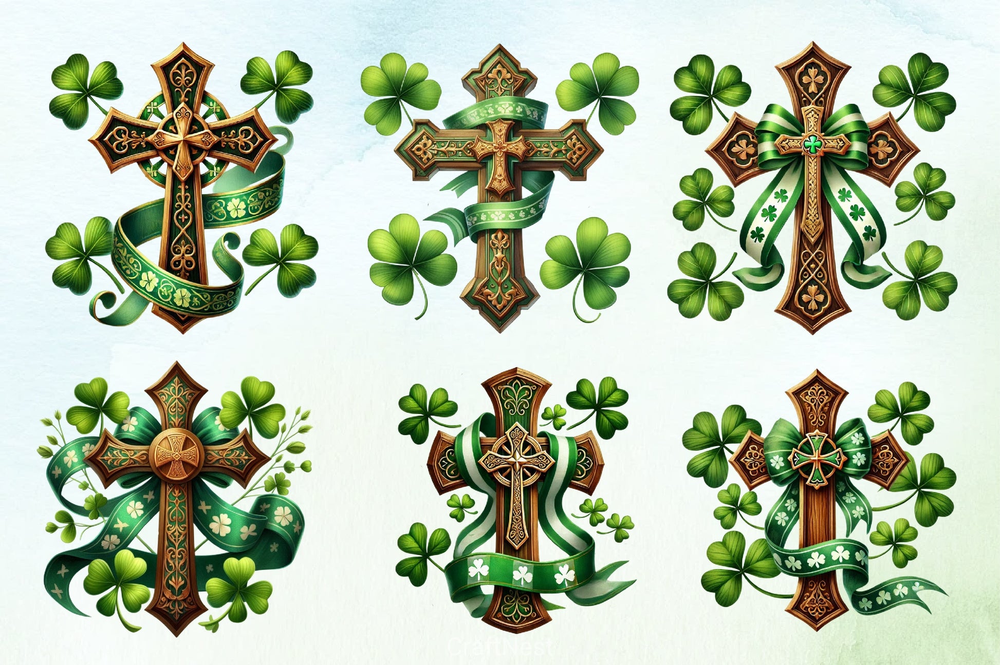 Lucky Crossbow Clipart Bundle - CraftNest - Digital Crafting and Art