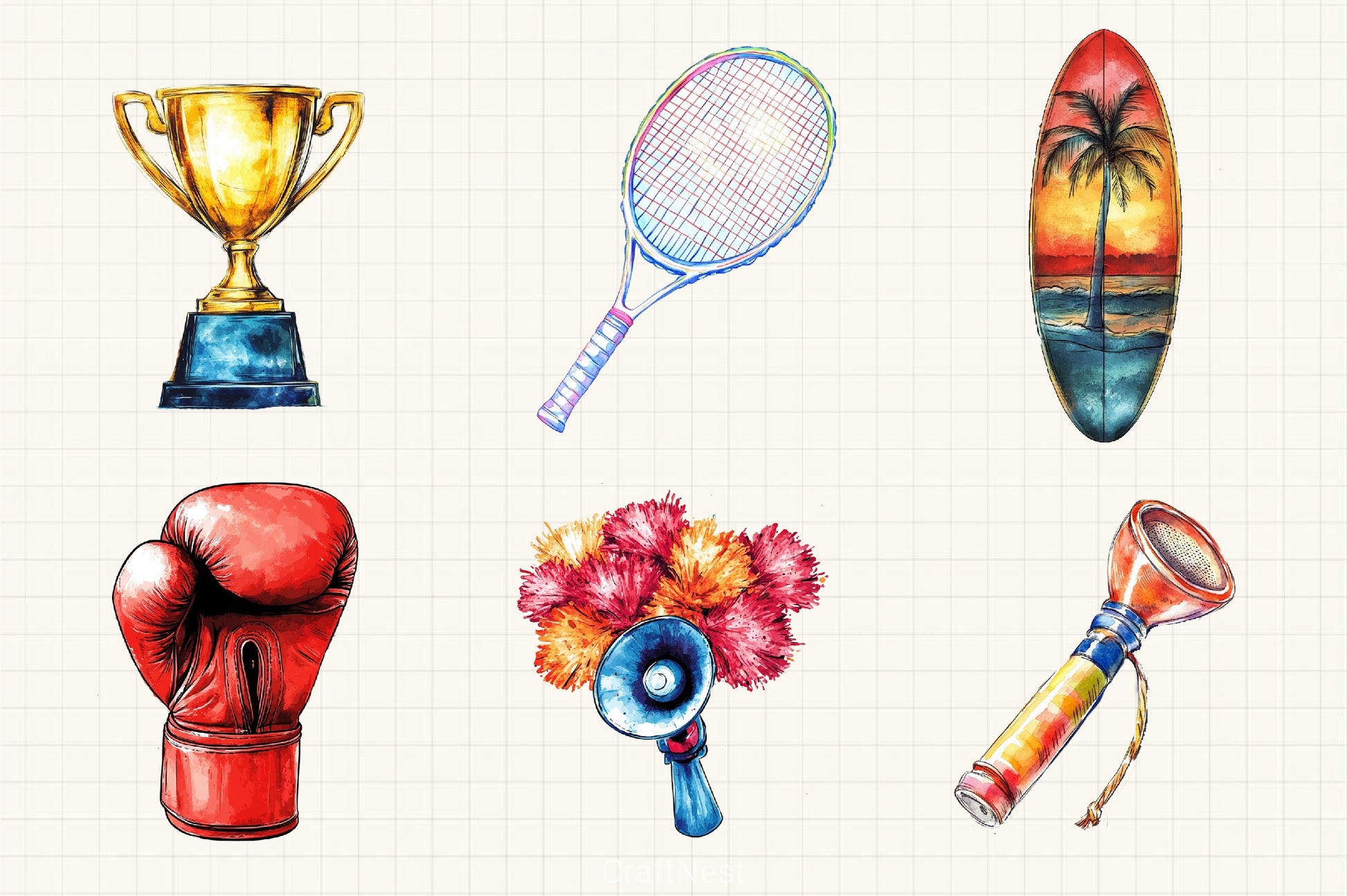 Sports Clipart Bundle - CraftNest - Digital Crafting and Art