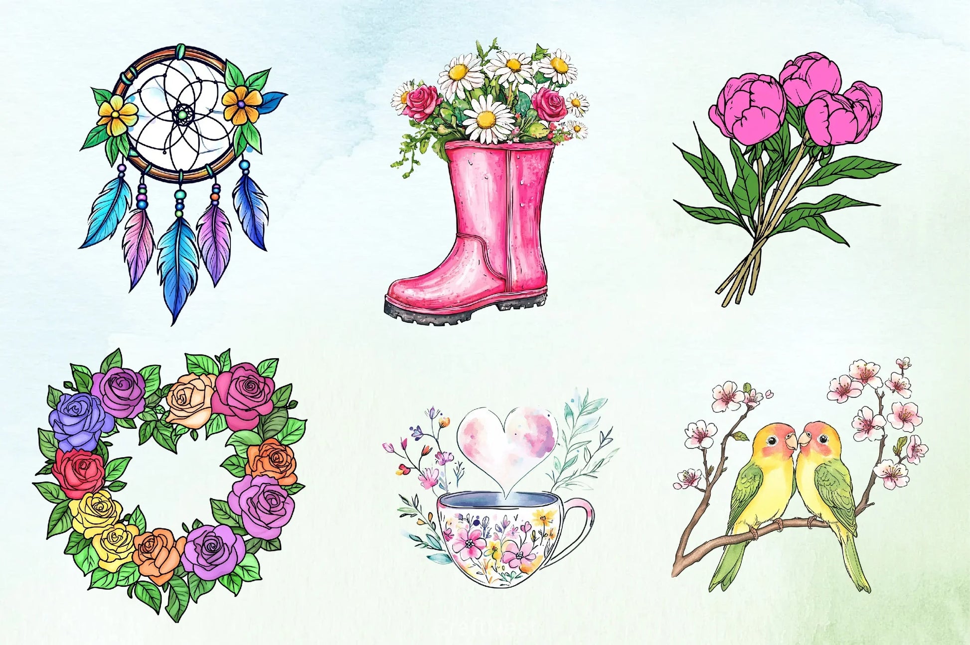 Spring Clipart Bundle 5 - CraftNest - Digital Crafting and Art