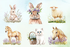 Spring Animals Clipart Bundle - CraftNest - Digital Crafting and Art