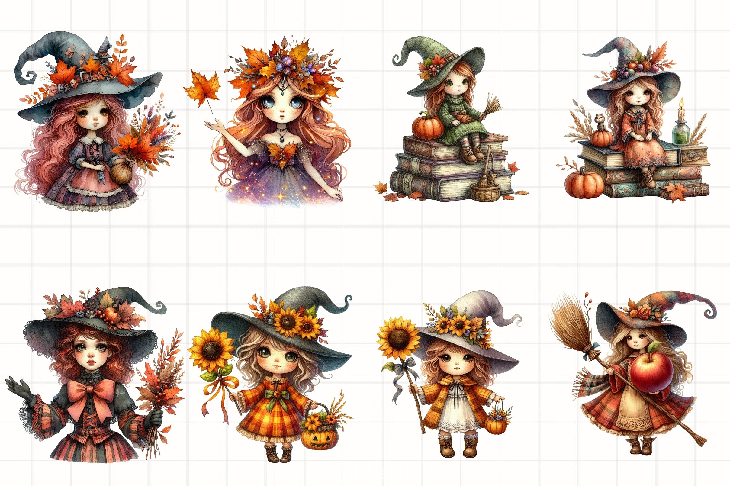 Autumn Doll Clipart Bundle - CraftNest - Digital Crafting and Art