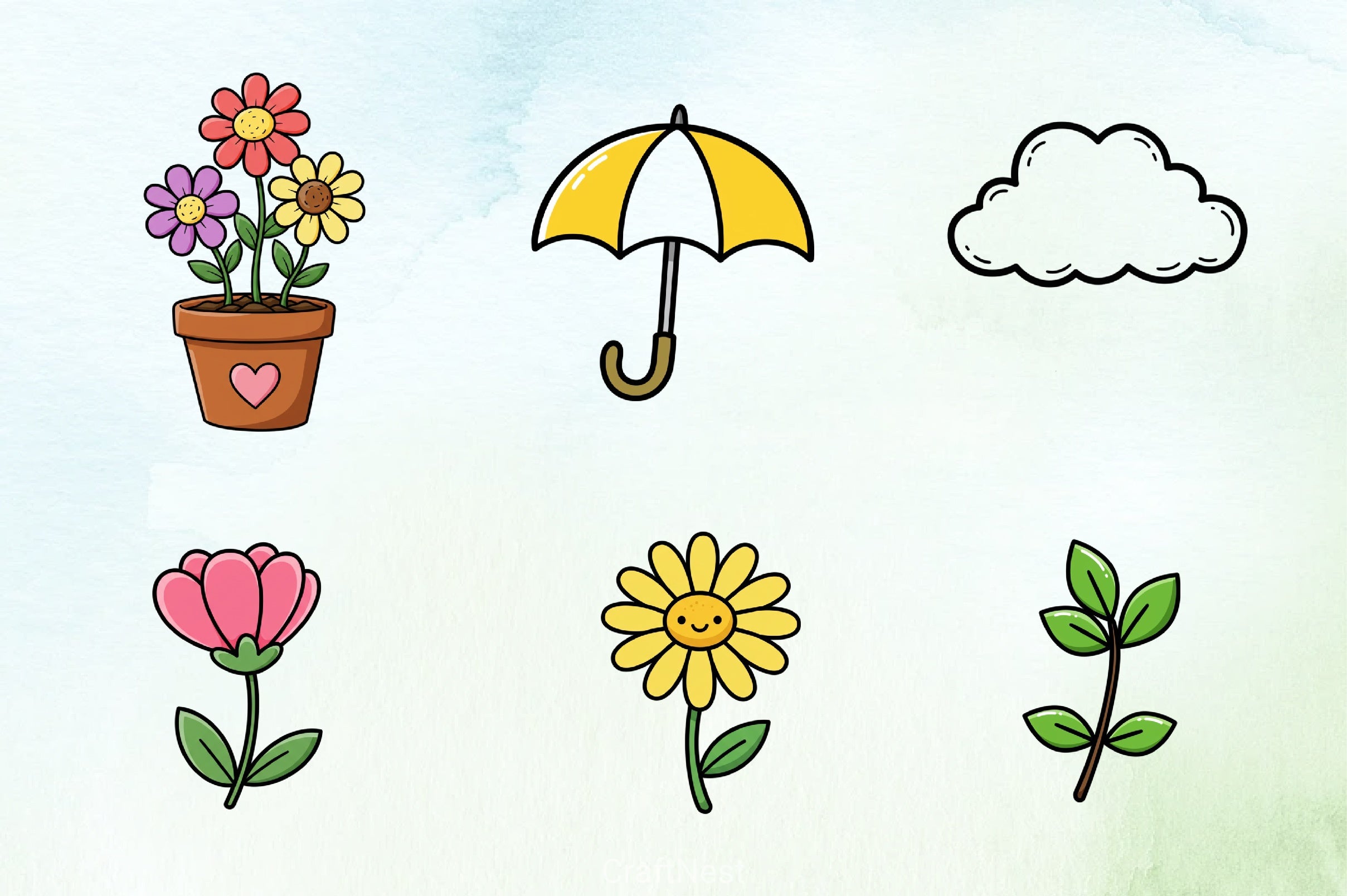 Spring Easter Clipart Bundle 3 - CraftNest - Digital Crafting and Art