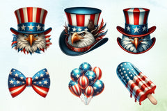 4th of July Clipart Bundle 9 - CraftNest - Digital Crafting and Art