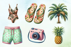 Beach Clipart Bundle - CraftNest - Digital Crafting and Art