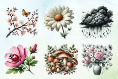 Spring Clipart Bundle 3 - CraftNest - Digital Crafting and Art