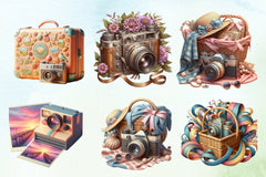 Vintage Summer Photography Clipart Bundle - CraftNest - Digital Crafting and Art