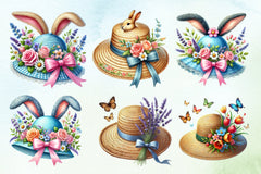 Easter Hat Clipart Bundle 1 - CraftNest - Digital Crafting and Art