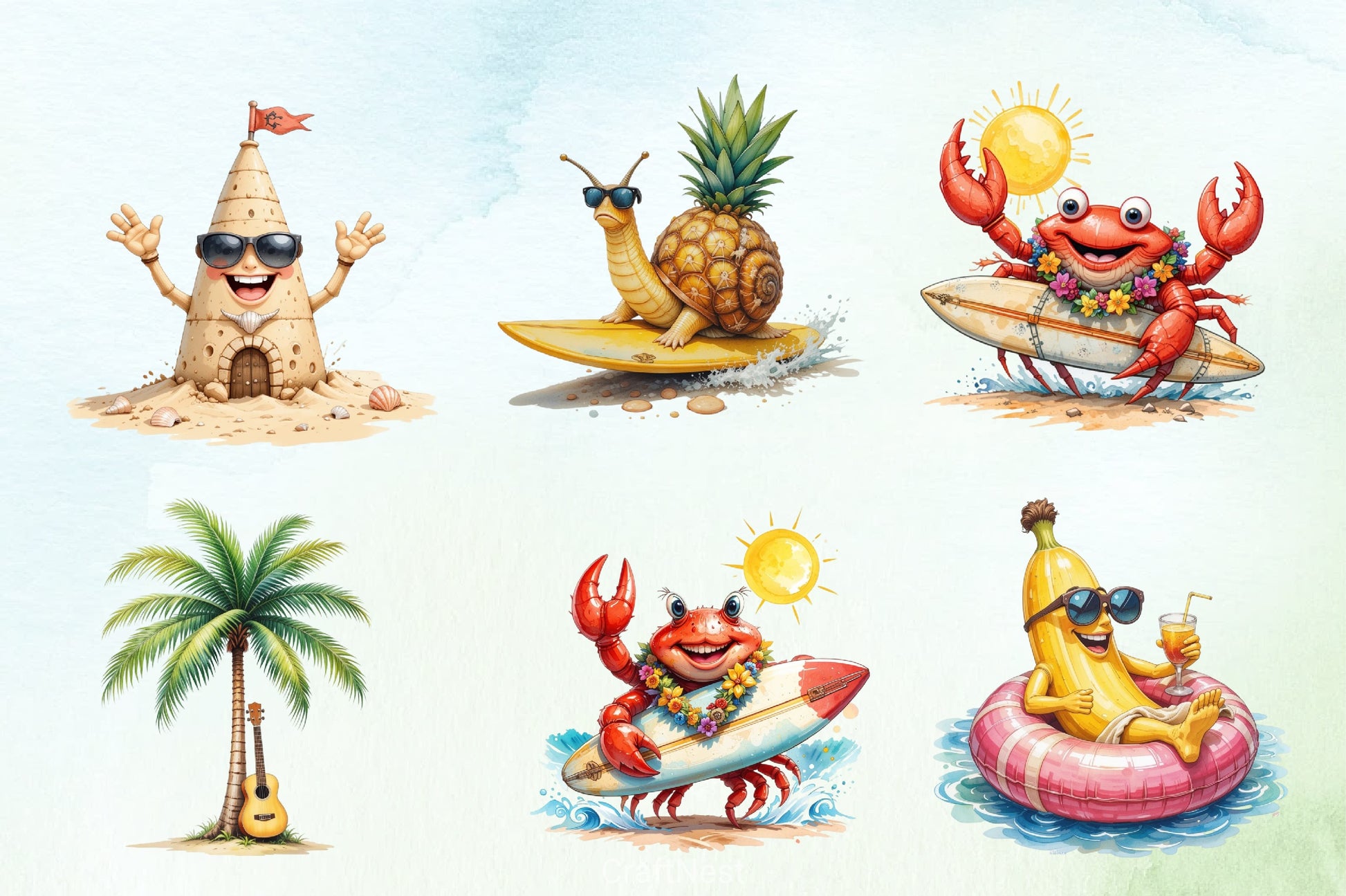 Vintage Super Bowl Clipart Bundle - CraftNest - Digital Crafting and Art