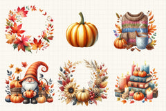 Fall Clipart Bundle - CraftNest - Digital Crafting and Art