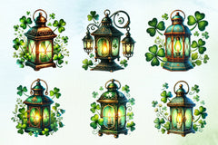 St. Patrick's Day Lantern Clipart Bundle - CraftNest - Digital Crafting and Art