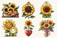 Sunflower Mother's Day Clipart Bundle 3 - CraftNest - Digital Crafting and Art