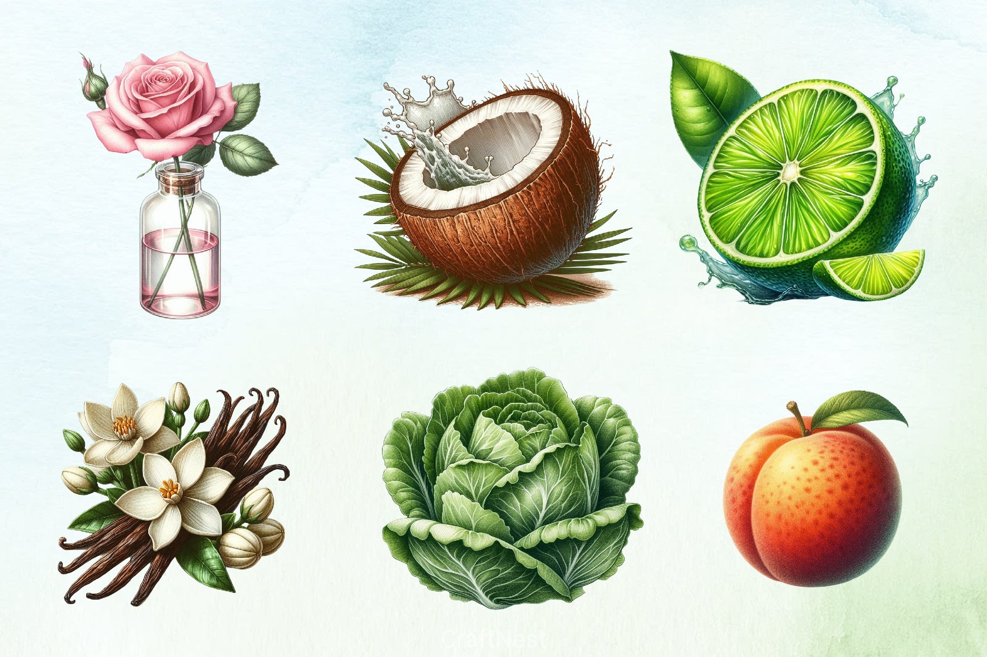 Fresh Essence Clipart Bundle - CraftNest - Digital Crafting and Art