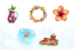 Summertime Clipart Bundle 1 - CraftNest - Digital Crafting and Art