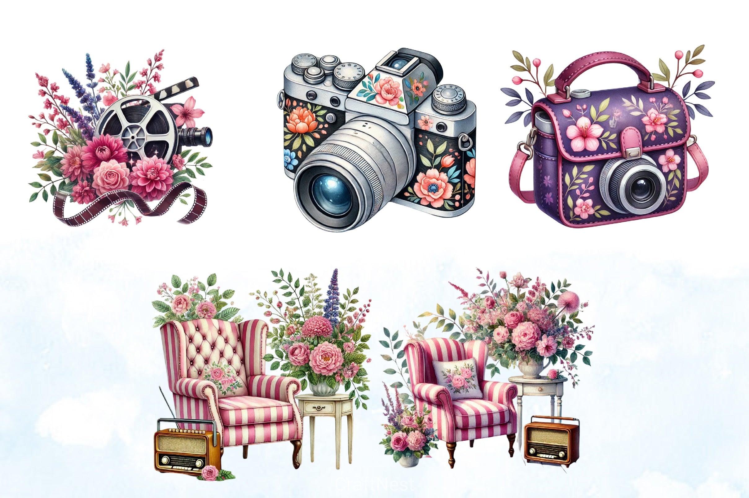 Spring Photography Clipart Bundle - CraftNest - Digital Crafting and Art