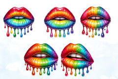 Mardi Gras Lips Clipart Bundle 6 - CraftNest - Digital Crafting and Art