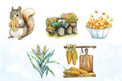Corn Clipart Bundle - CraftNest - Digital Crafting and Art