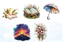Christian Easter Clipart Bundle 1 - CraftNest - Digital Crafting and Art