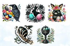 Gothic Easter Clipart Bundle 5 - CraftNest - Digital Crafting and Art