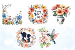 Floral Mother's Day Clipart Bundle 2 - CraftNest - Digital Crafting and Art