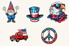 4th of July Clipart Bundle 16 - CraftNest - Digital Crafting and Art