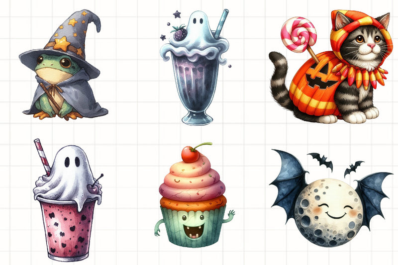 Halloween Black Cats Clipart Bundle - CraftNest - Digital Crafting and Art