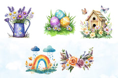 Welcome Spring Clipart Bundle 5 - CraftNest - Digital Crafting and Art
