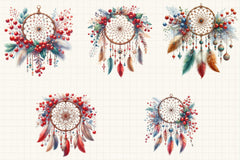 Christmas Dream Catcher Clipart Bundle - CraftNest - Digital Crafting and Art