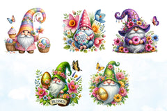 Easter Gnome Clipart Bundle 15 - CraftNest - Digital Crafting and Art