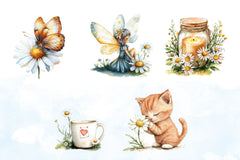 Mothers Day Daisies Clipart Bundle - CraftNest - Digital Crafting and Art