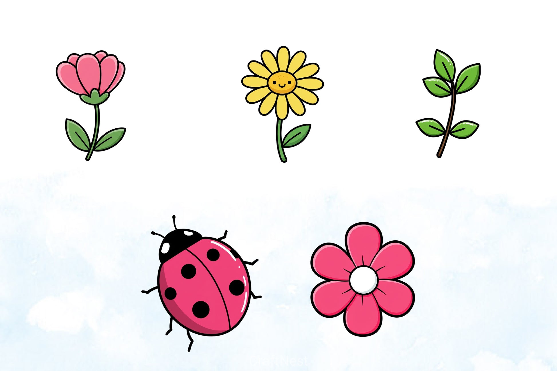 Spring Easter Clipart Bundle 3 - CraftNest - Digital Crafting and Art