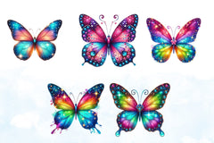 Magic Butterflies Clipart Bundle - CraftNest - Digital Crafting and Art