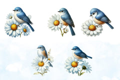 Spring Bluebird Clipart Bundle - CraftNest - Digital Crafting and Art