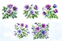 Spring Flowers Clipart Bundle 8 - CraftNest - Digital Crafting and Art