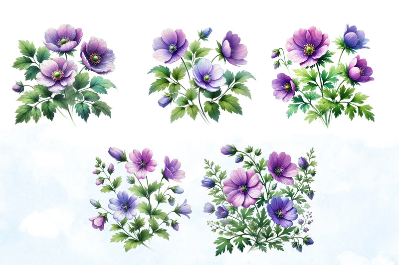 Spring Flowers Clipart Bundle 8 - CraftNest - Digital Crafting and Art