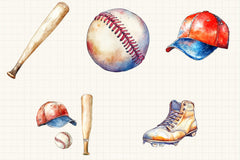 Baseball Clipart Bundle - CraftNest - Digital Crafting and Art
