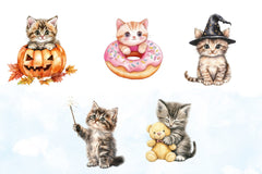 Quirky Kitten Clipart Bundle - CraftNest - Digital Crafting and Art