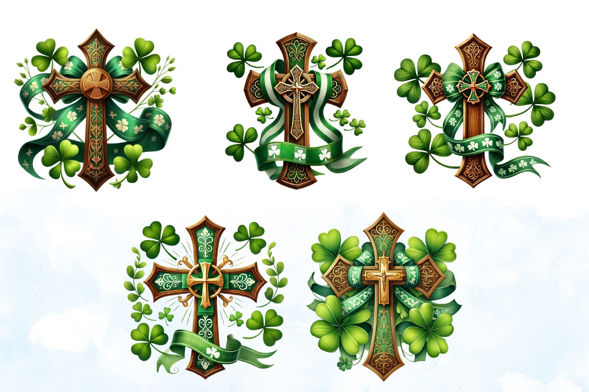 Lucky Crossbow Clipart Bundle - CraftNest - Digital Crafting and Art