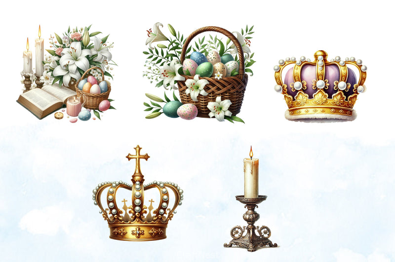 Religious Easter Clipart Bundle 1 - CraftNest - Digital Crafting and Art