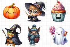 Cute Halloween Clipart Bundle 28 - CraftNest - Digital Crafting and Art
