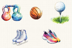 Sports Clipart Bundle - CraftNest - Digital Crafting and Art