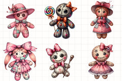 Coquette Voodoo Doll Clipart Bundle - CraftNest - Digital Crafting and Art