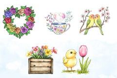 Spring Clipart Bundle 5 - CraftNest - Digital Crafting and Art