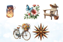 Cozy Summer Clipart Bundle 2 - CraftNest - Digital Crafting and Art