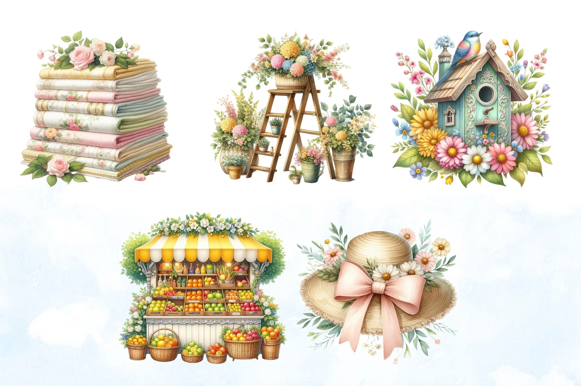 Spring Clipart Bundle 6 - CraftNest - Digital Crafting and Art
