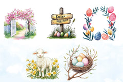 Spring Easter Clipart Bundle 1 - CraftNest - Digital Crafting and Art