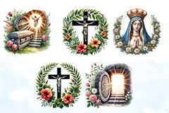 Christian Easter Clipart Bundle 4 - CraftNest - Digital Crafting and Art
