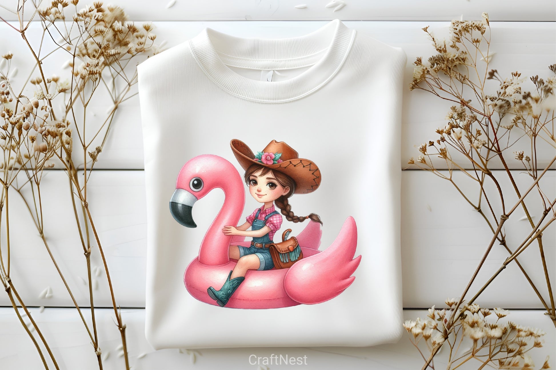 Summer Cowgirl Clipart Bundle - CraftNest - Digital Crafting and Art