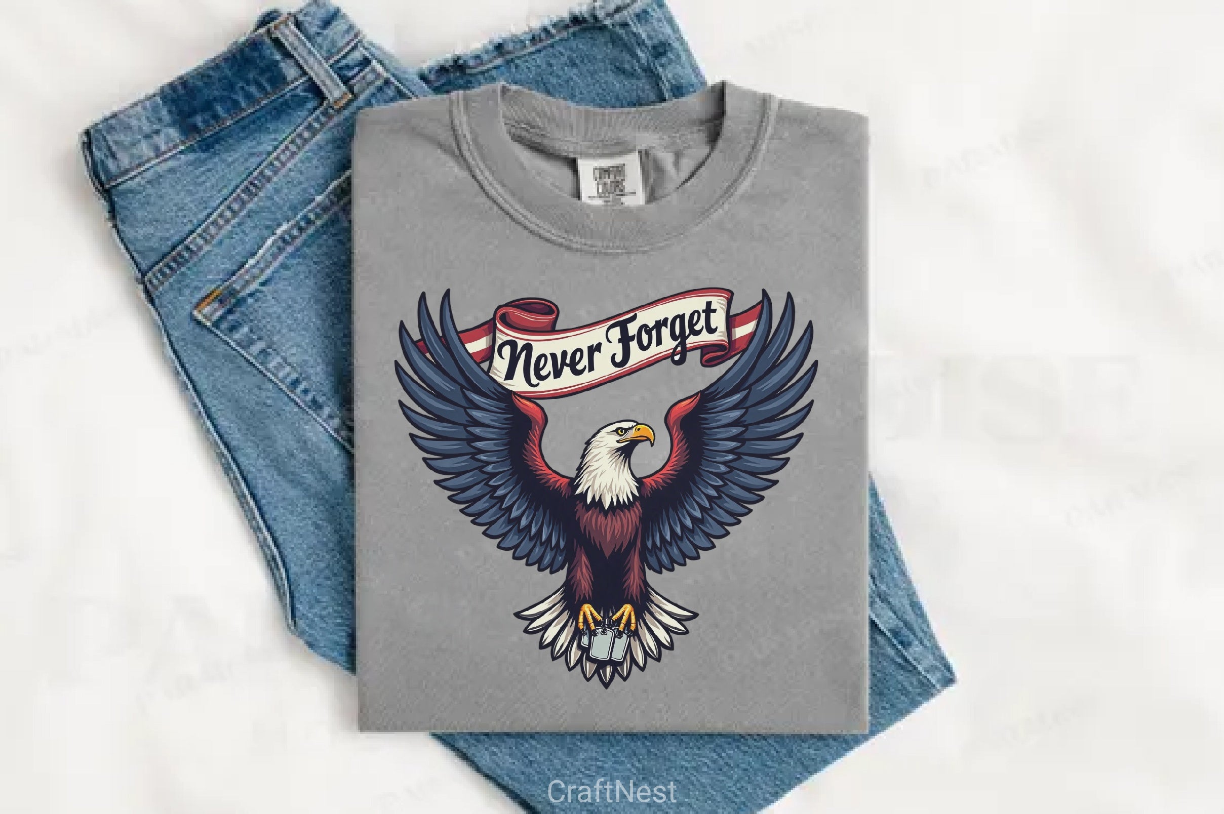 Never Forget Memorial Day Clipart Bundle - CraftNest - Digital Crafting and Art